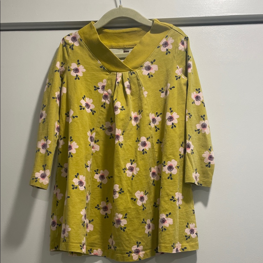 Tea Collection GIRLS Floral Cotton play dress Size 5